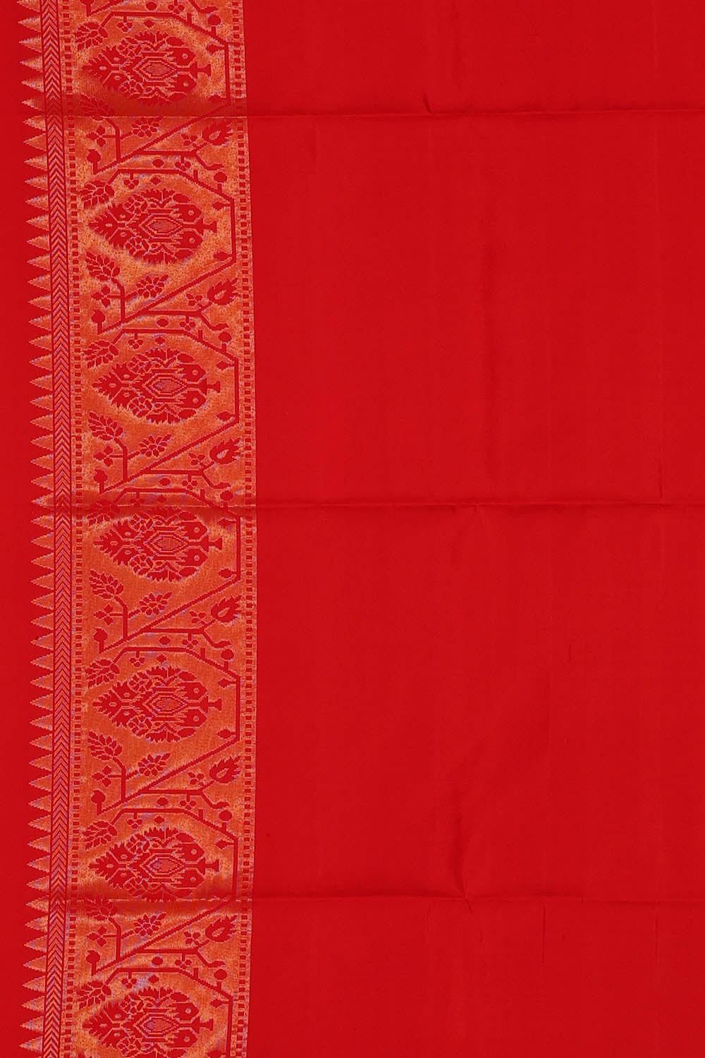 Image of South Silk Mustard Yellow Saree