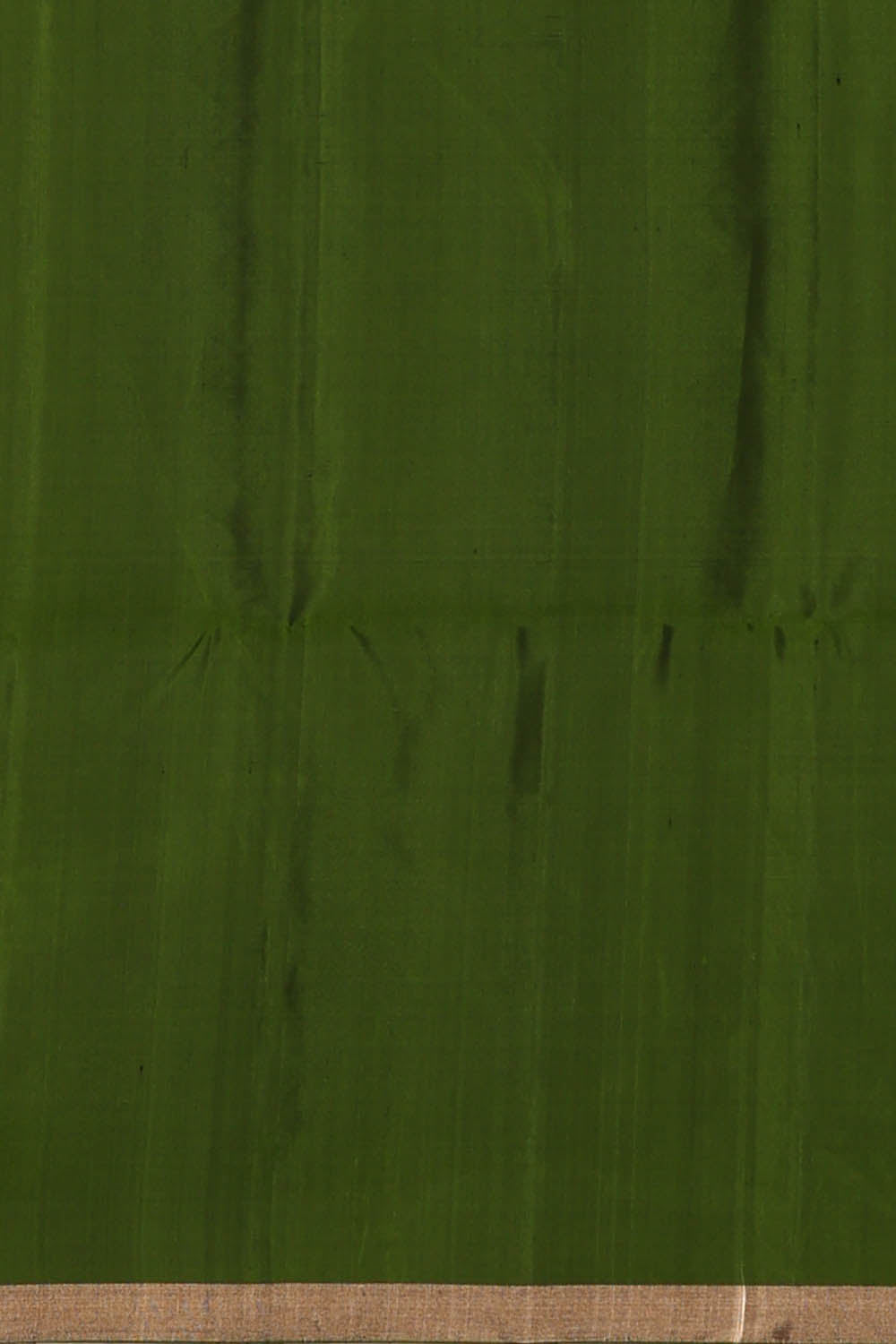 Image of South Silk Dark Green Saree