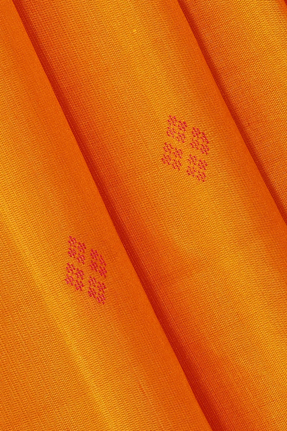 Image of South Silk Mustard Yellow Saree