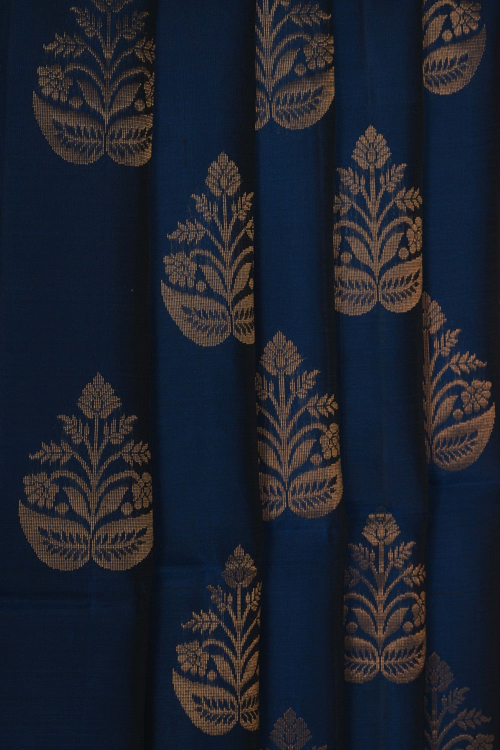 Image of South Silk Blue Saree
