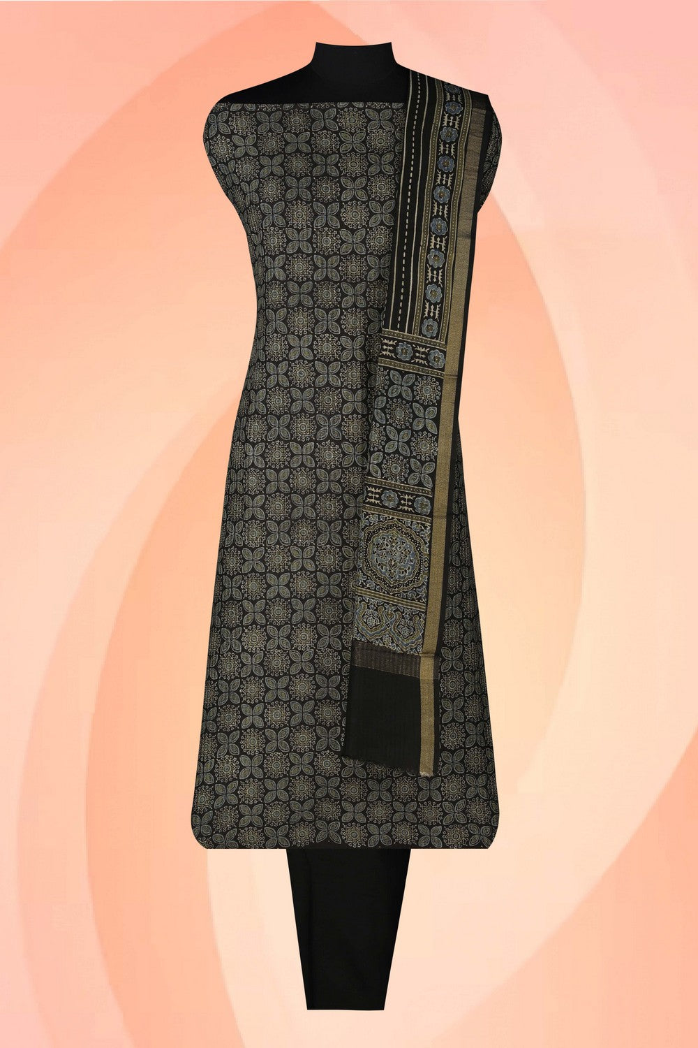 Image of Unstitched Suit Set Fabric (3 Pcs Set)