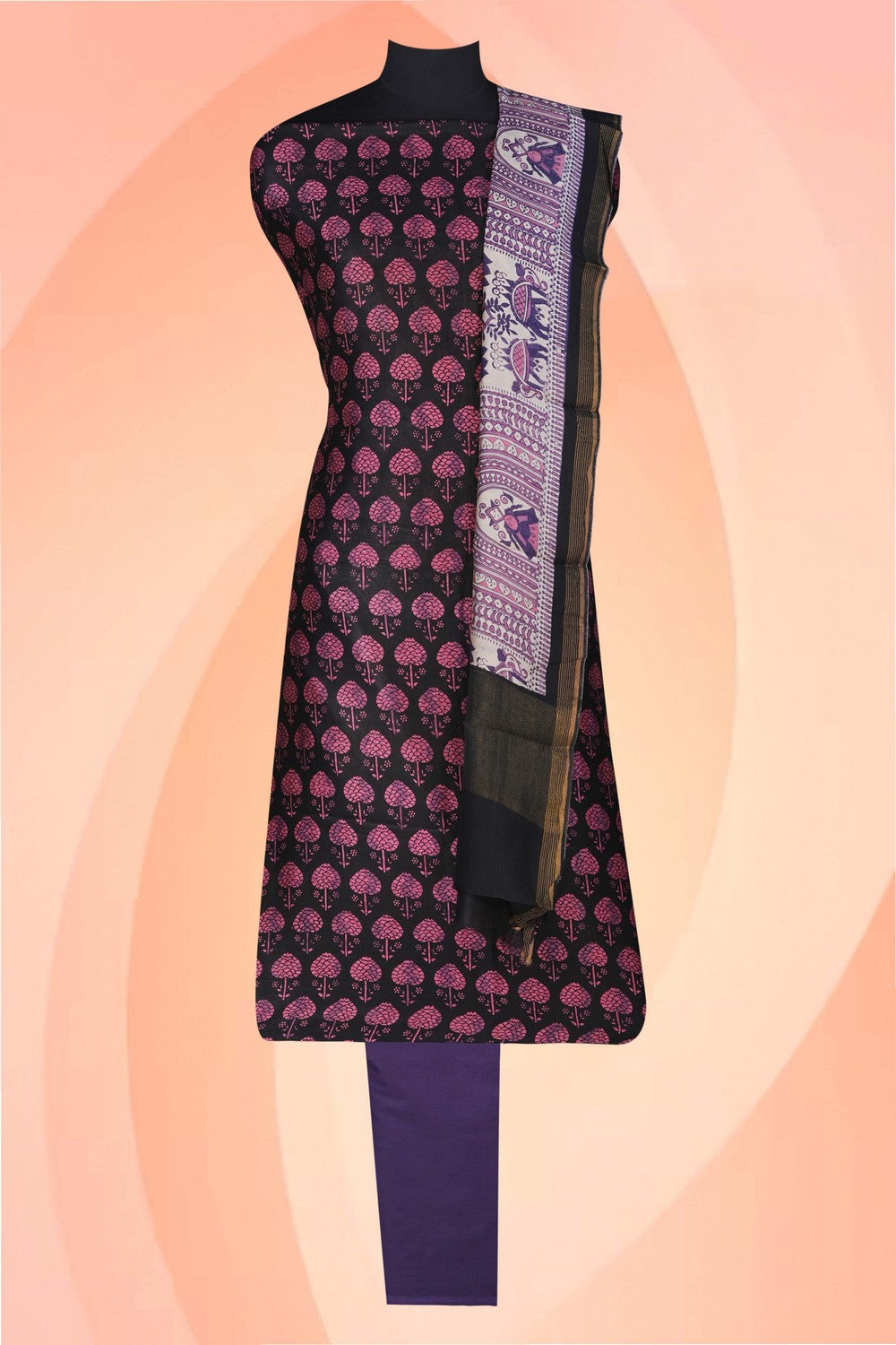 Image of Unstitched Suit Set Fabric (3 Pcs Set)