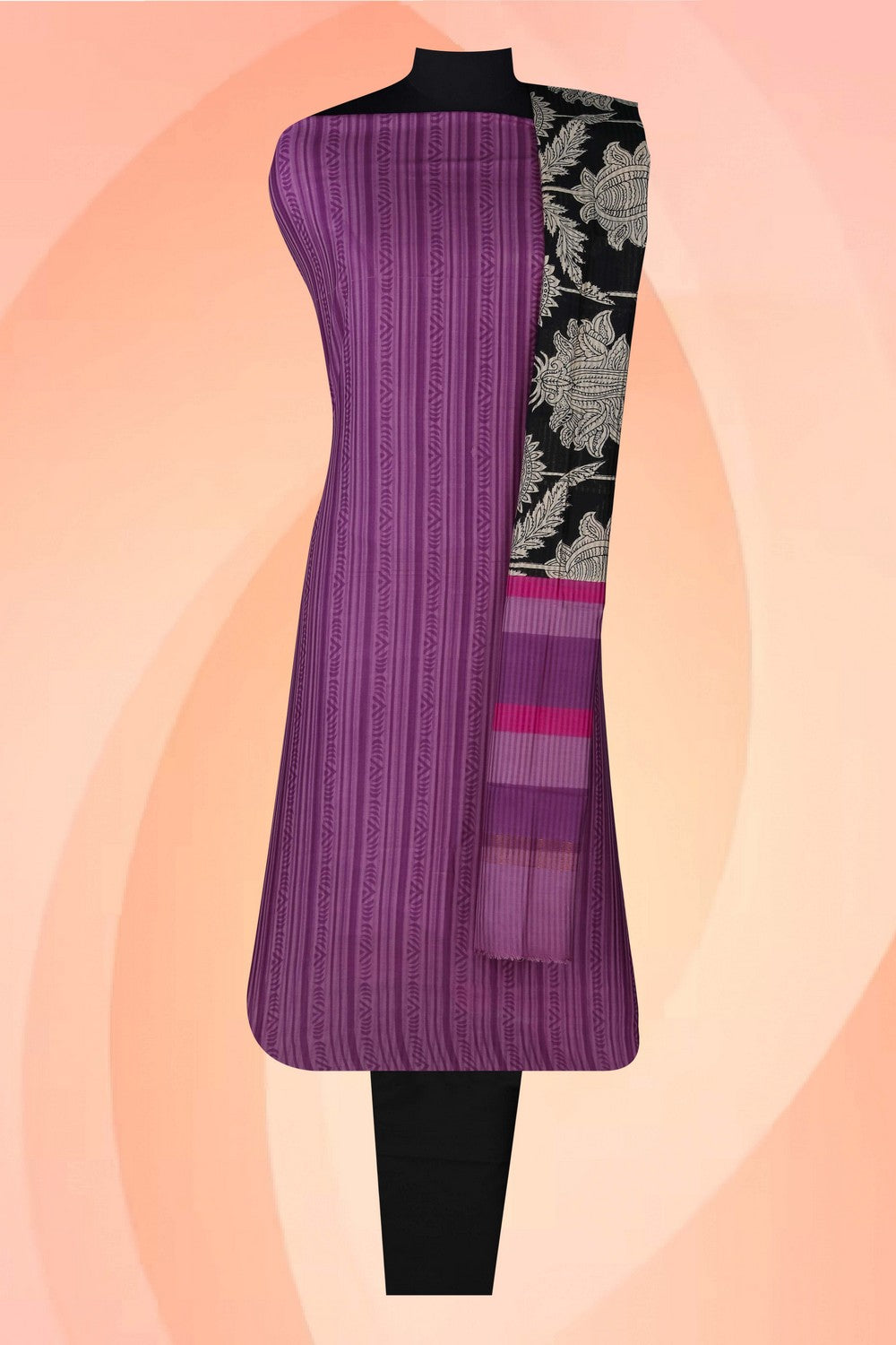 Image of Unstitched Suit Set Fabric (3 Pcs Set)
