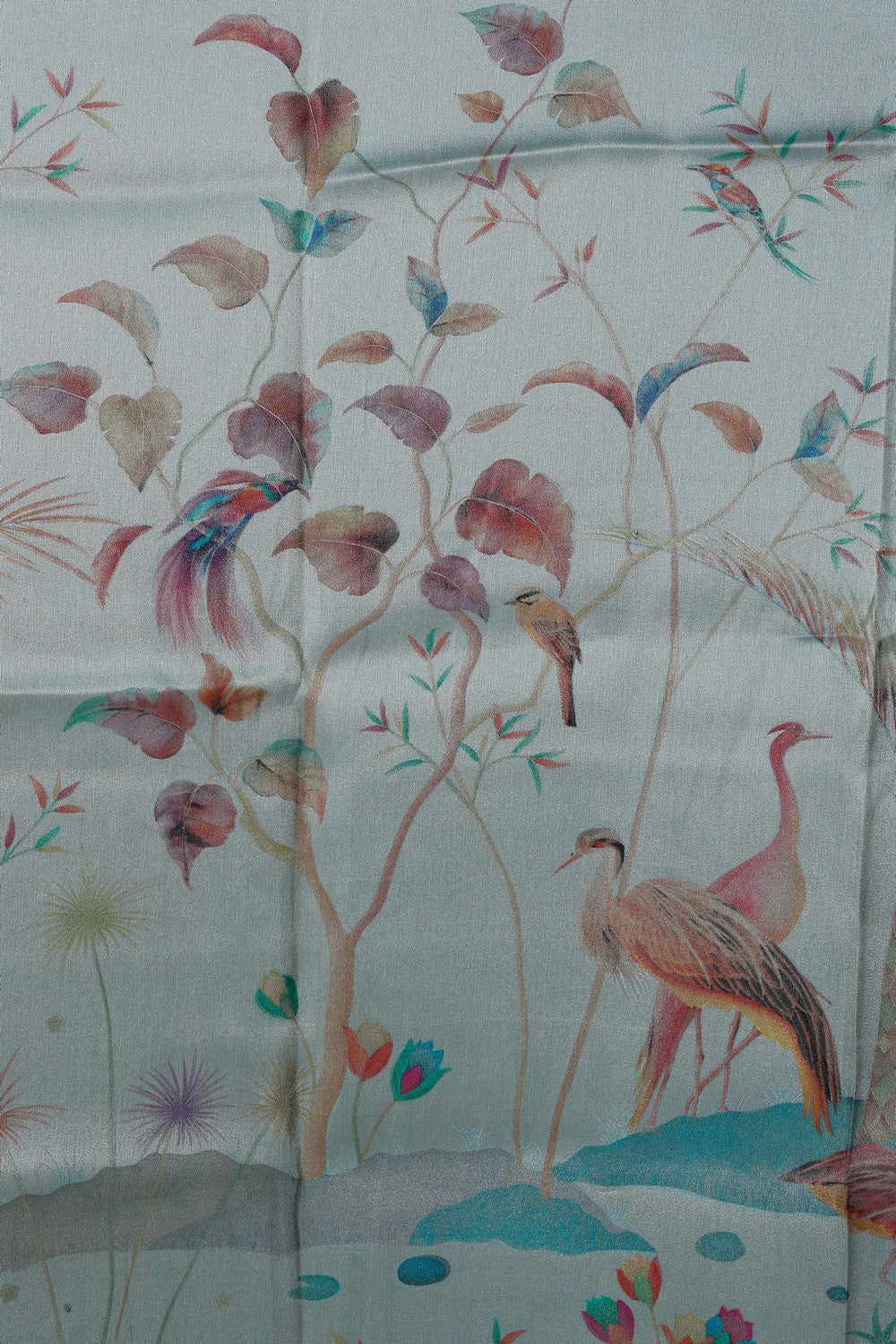 Image of A Classy Off-White Tissue Silk Saree
