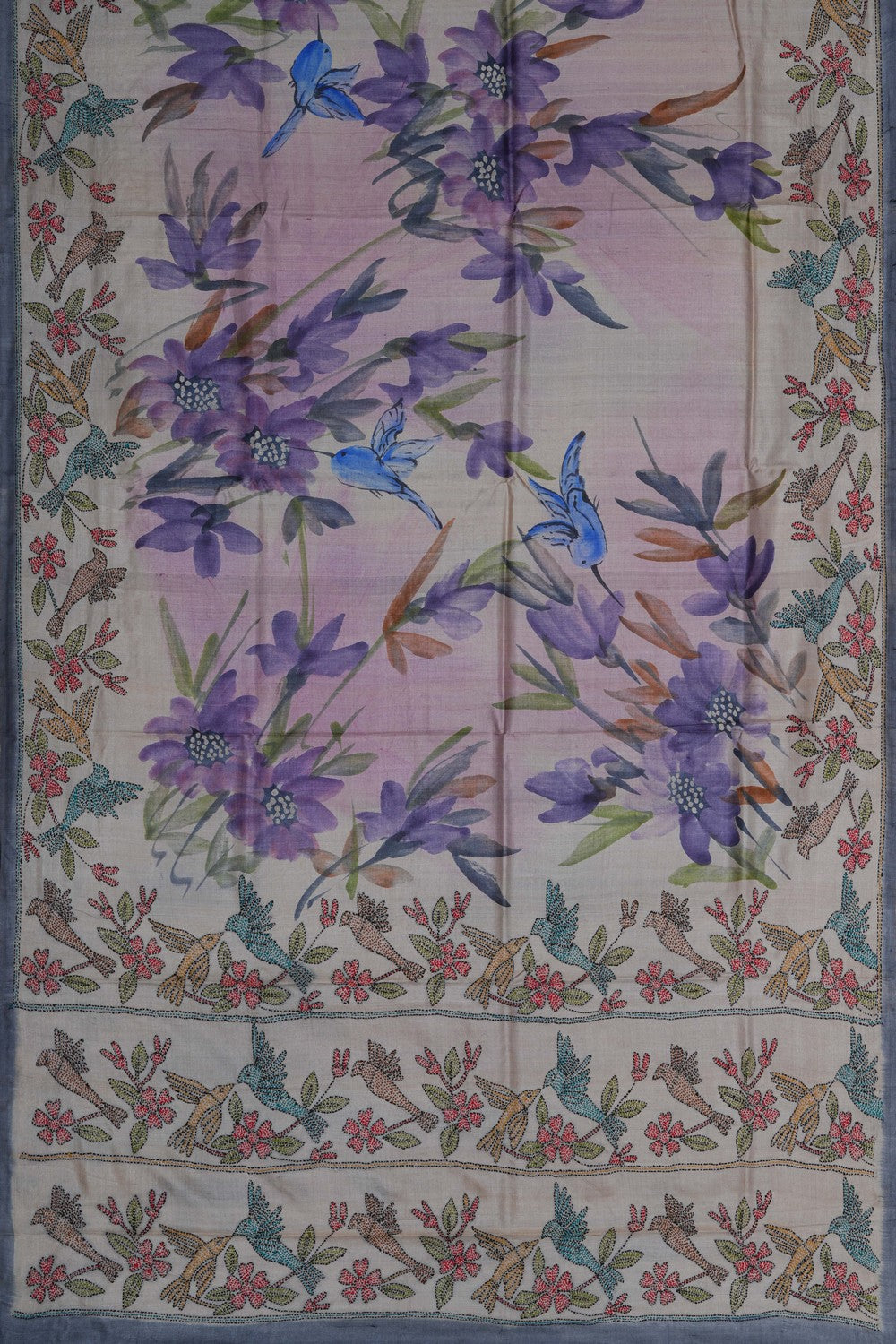 Image of This artistic fusion lends the drape a distinctive character