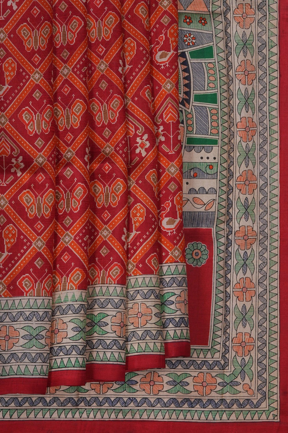 Image of A unique fusion of tradition and modern aesthetics saree