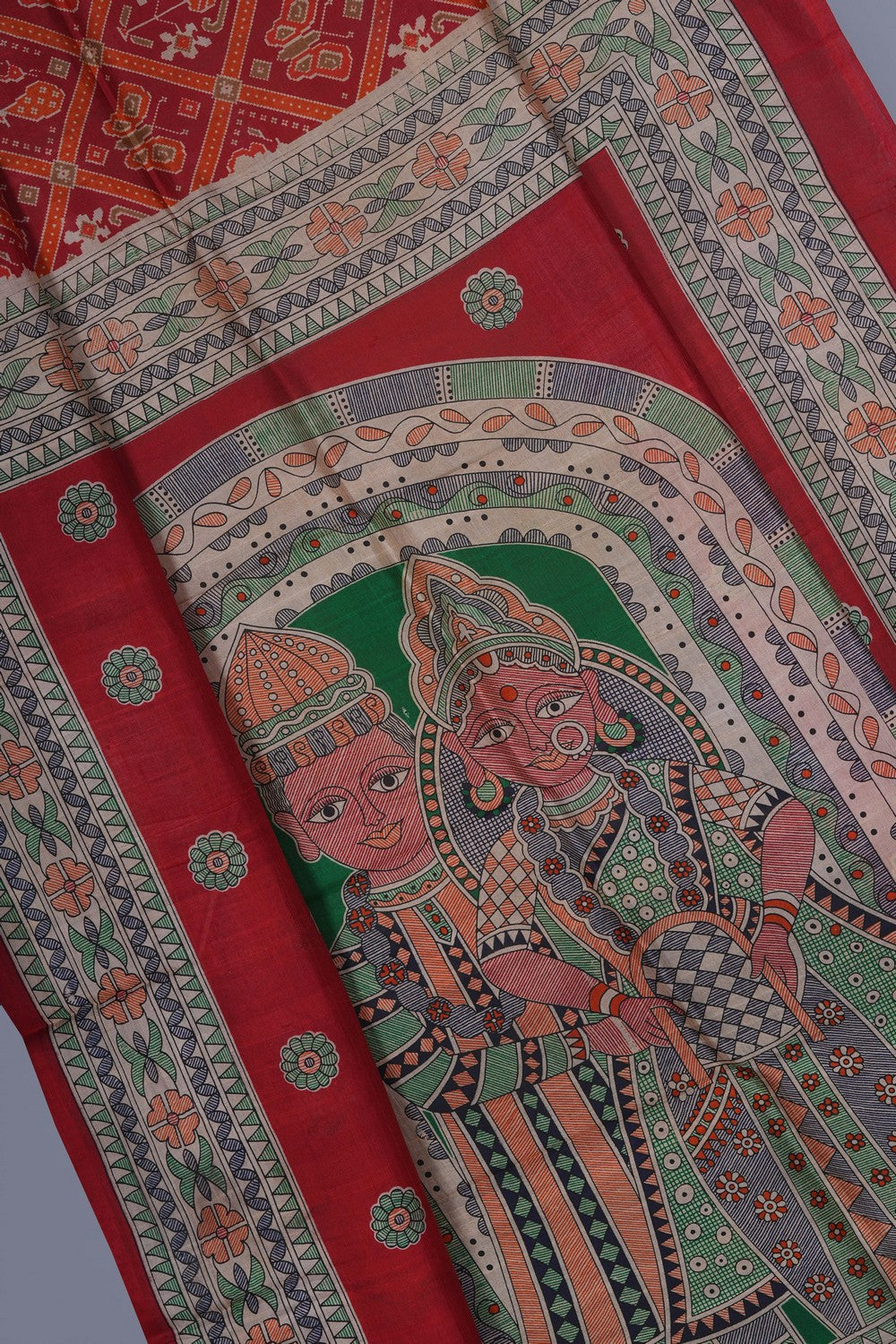 Image of A unique fusion of tradition and modern aesthetics saree