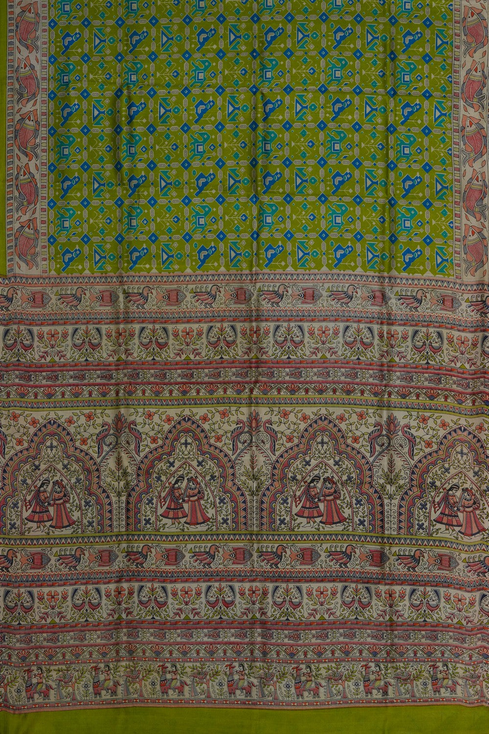 Image of A unique fusion of tradition and modern aesthetics saree