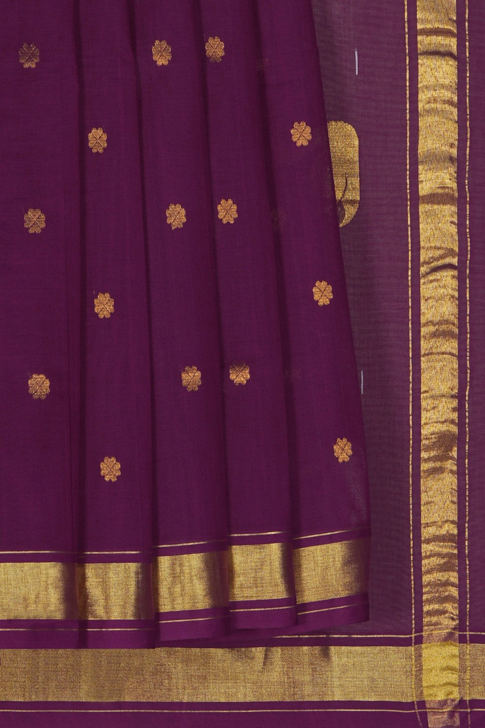 Image of A Purple Venkatagiri Saree