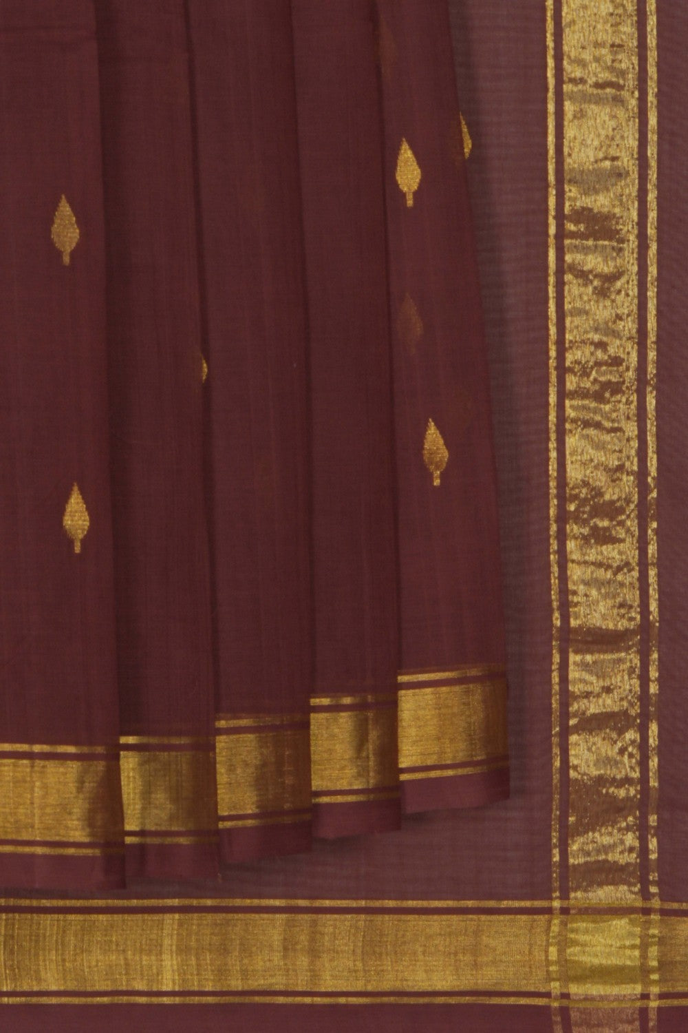 Image of A Classy Brown Venkatagiri Saree