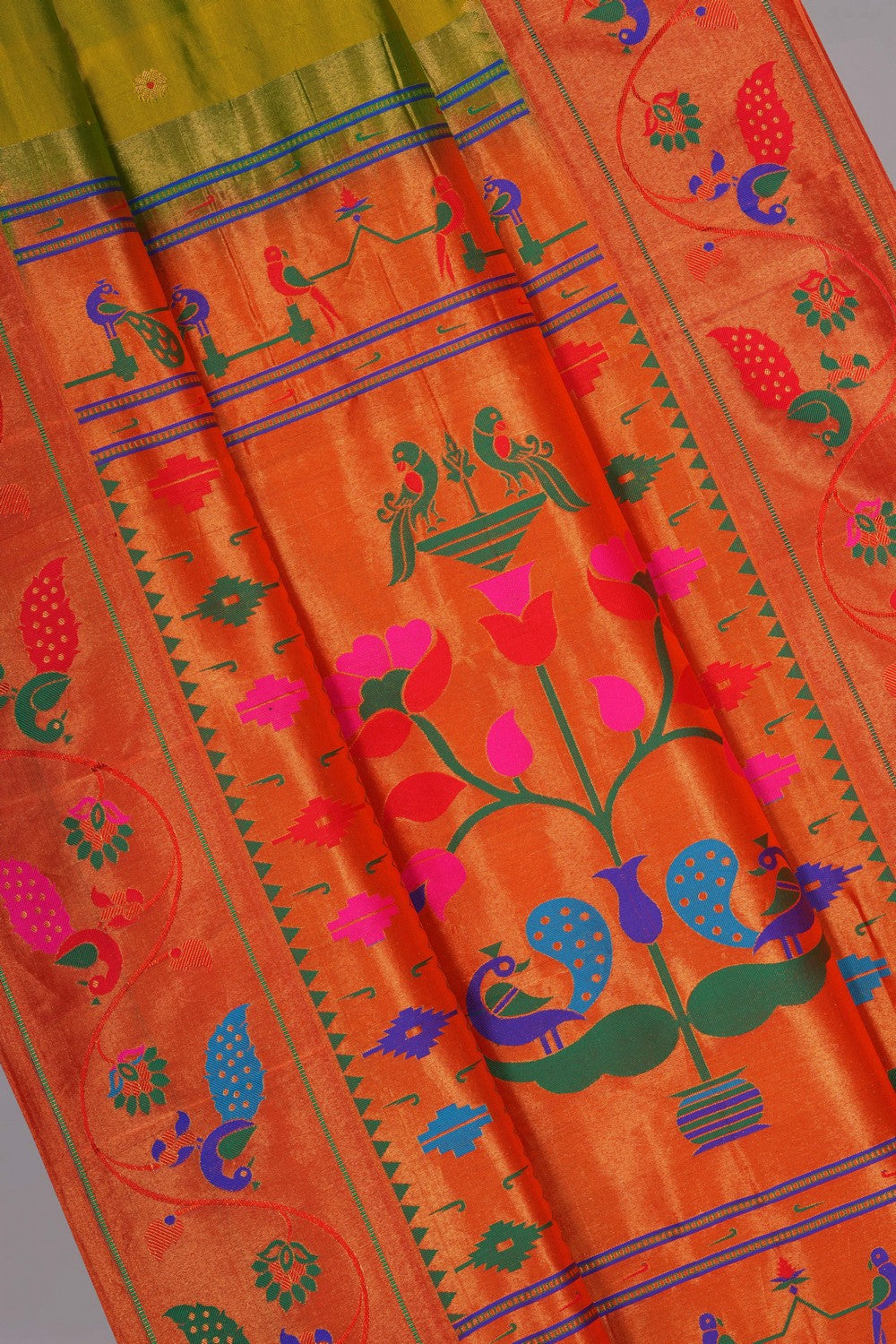 Image of A Beautiful Paithani Silk Saree