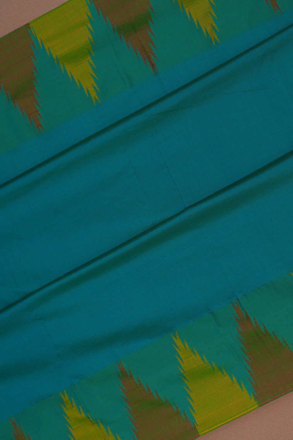 Image of South Silk Sea Green Saree