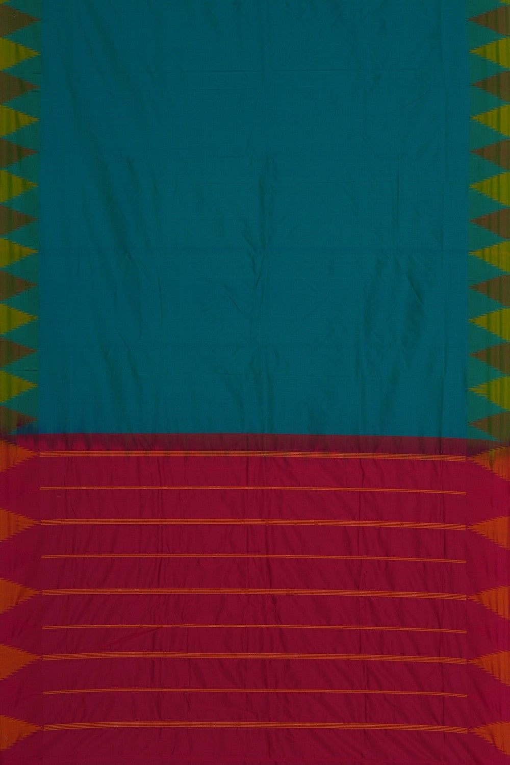 Image of South Silk Sea Green Saree