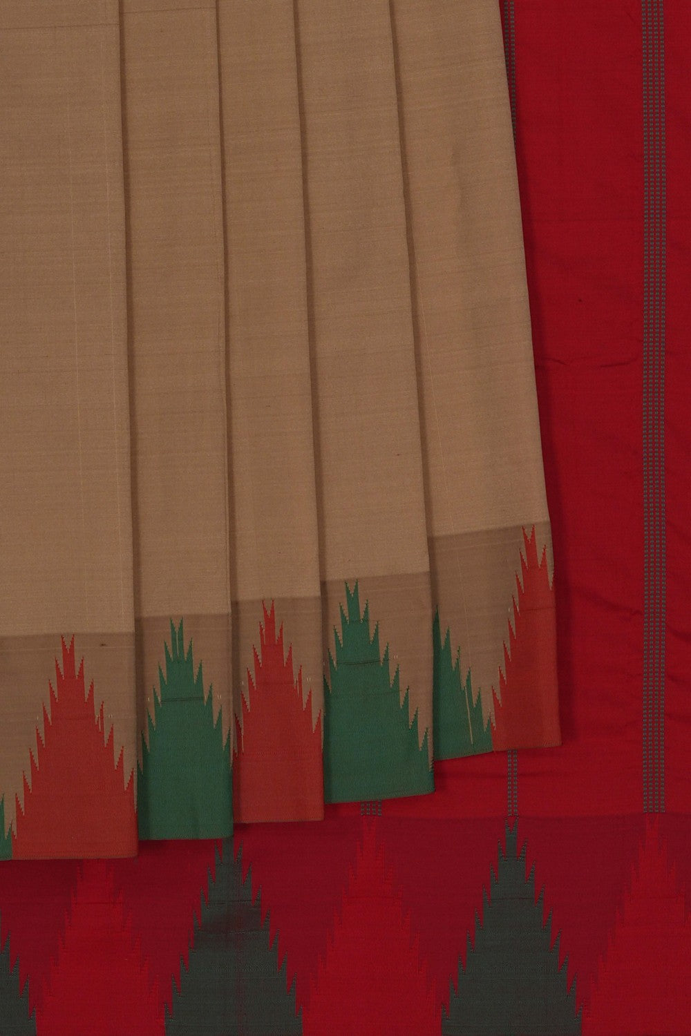 Image of South Silk Beige Saree