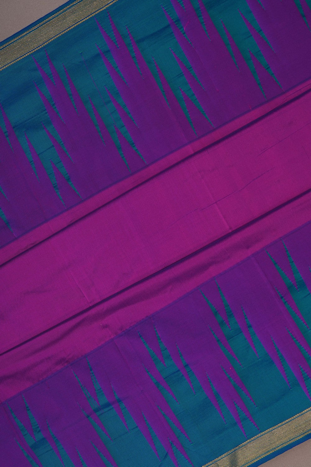 Image of South Silk Magenta Saree