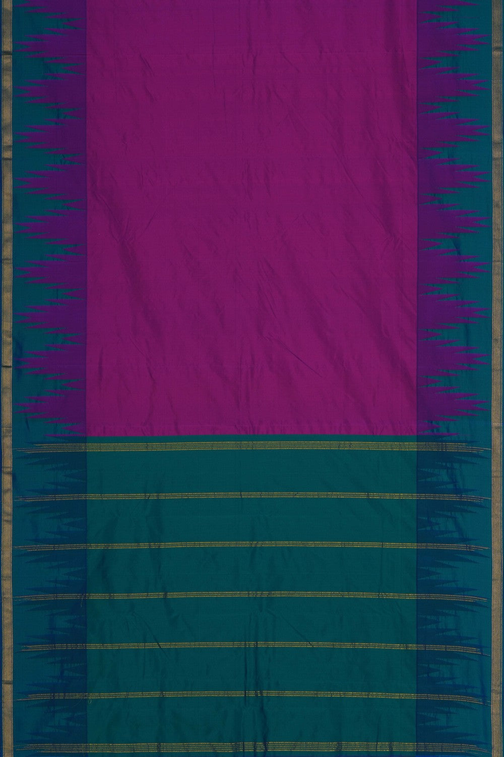 Image of South Silk Magenta Saree