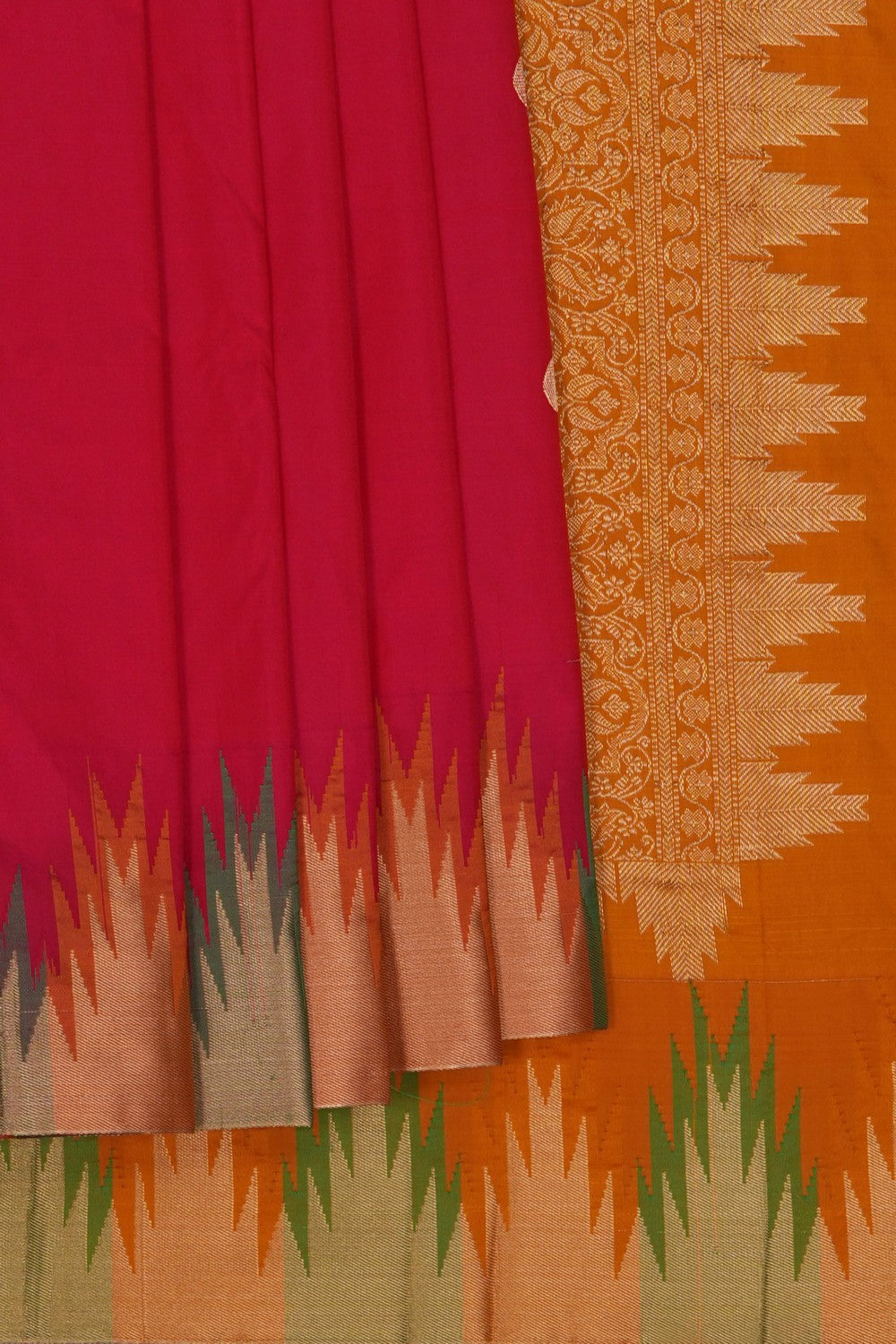 Image of South Silk Red Saree