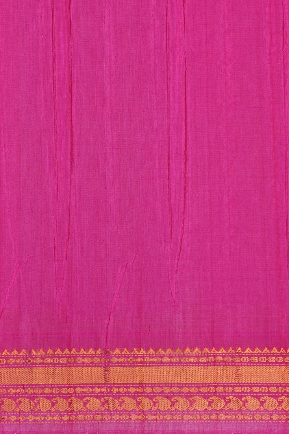 Image of Gadwal Silk Cotton Beige Saree
