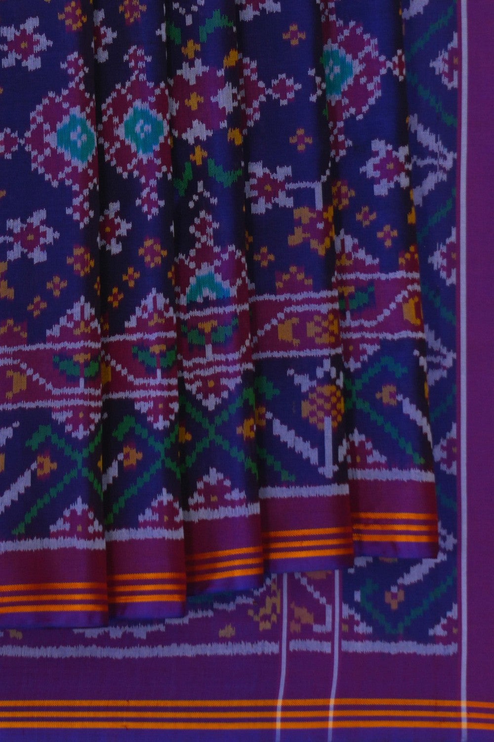 Image of Rajkot Silk Purple Saree