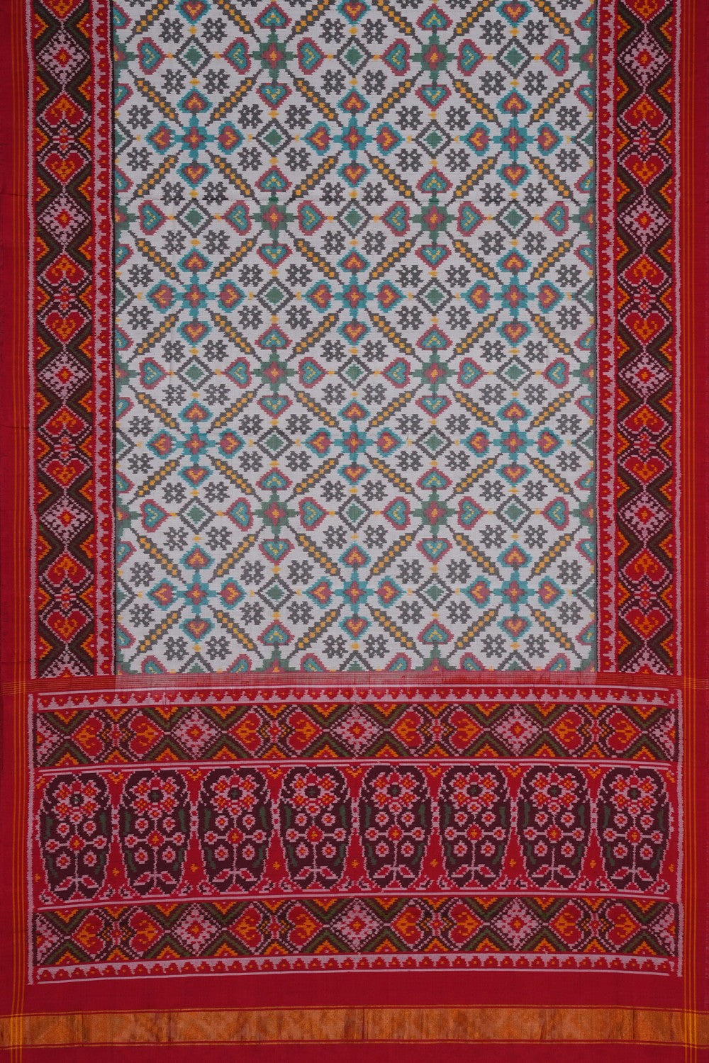 Image of Rajkot Silk Multi-Colour Saree