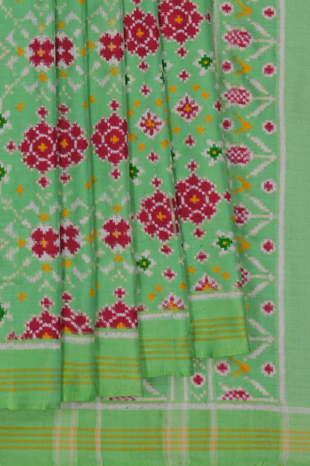 Image of Rajkot Silk Green Saree