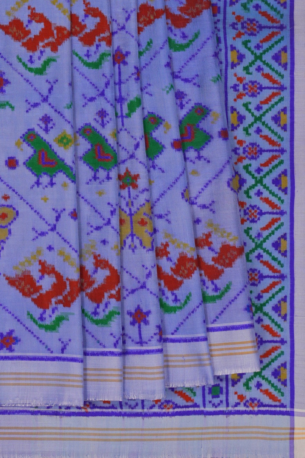 Image of Rajkot Silk Purple Saree