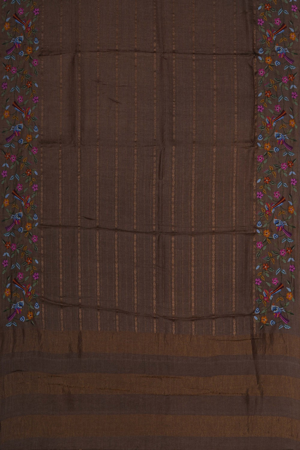 Image of A Brown Silk Saree