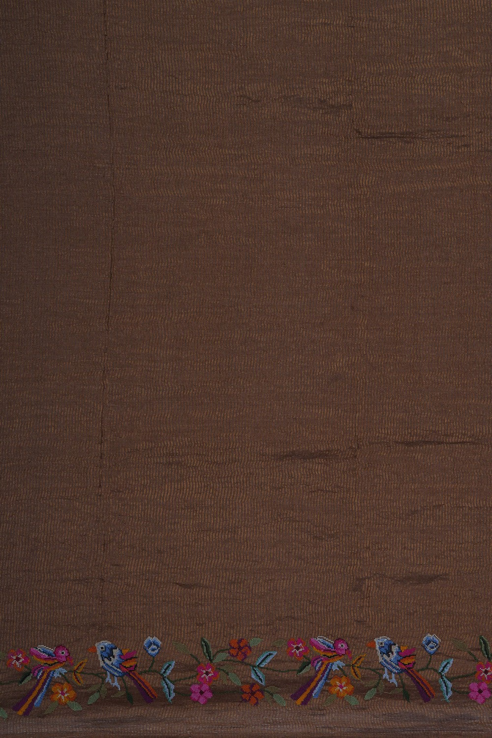 Image of A Brown Silk Saree