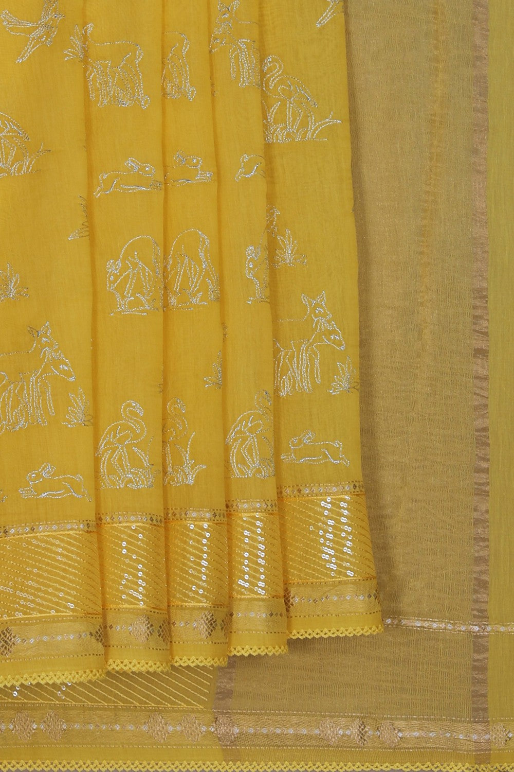 Image of A Beautiful Embroidered Saree