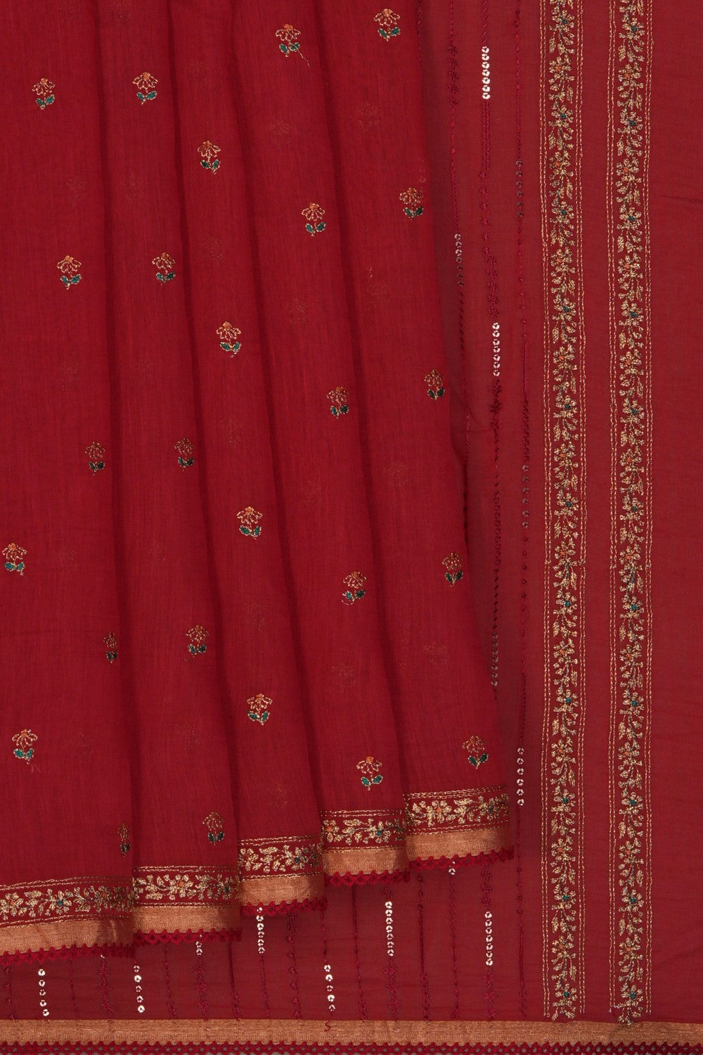 Image of A Beautiful Embroidered Saree