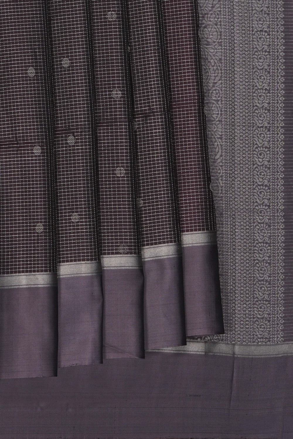 Image of South Silk Brown Saree