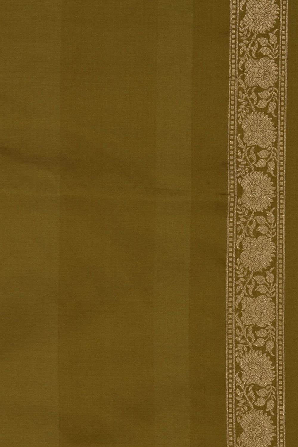 Image of Banarasi Silk Brocade Heena-Green Saree