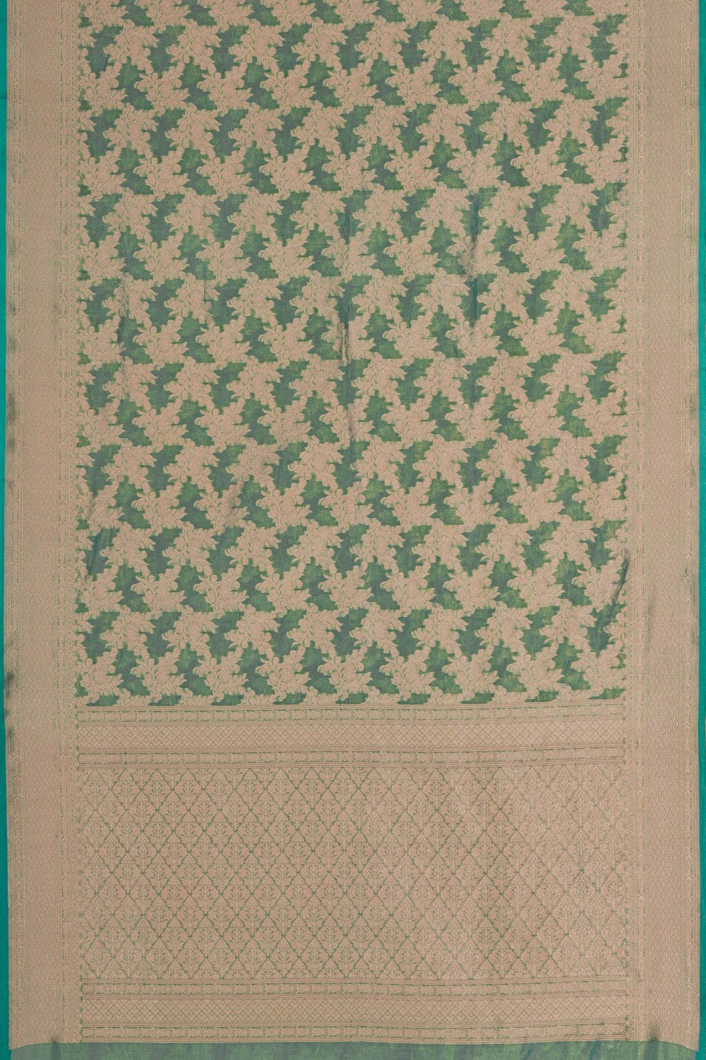 Image of Banarasi Kora Gold Tissue Saree