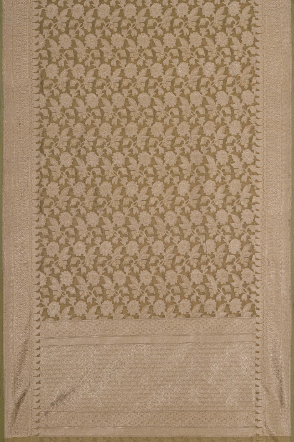Image of Banarasi Kora Gold Tissue Saree
