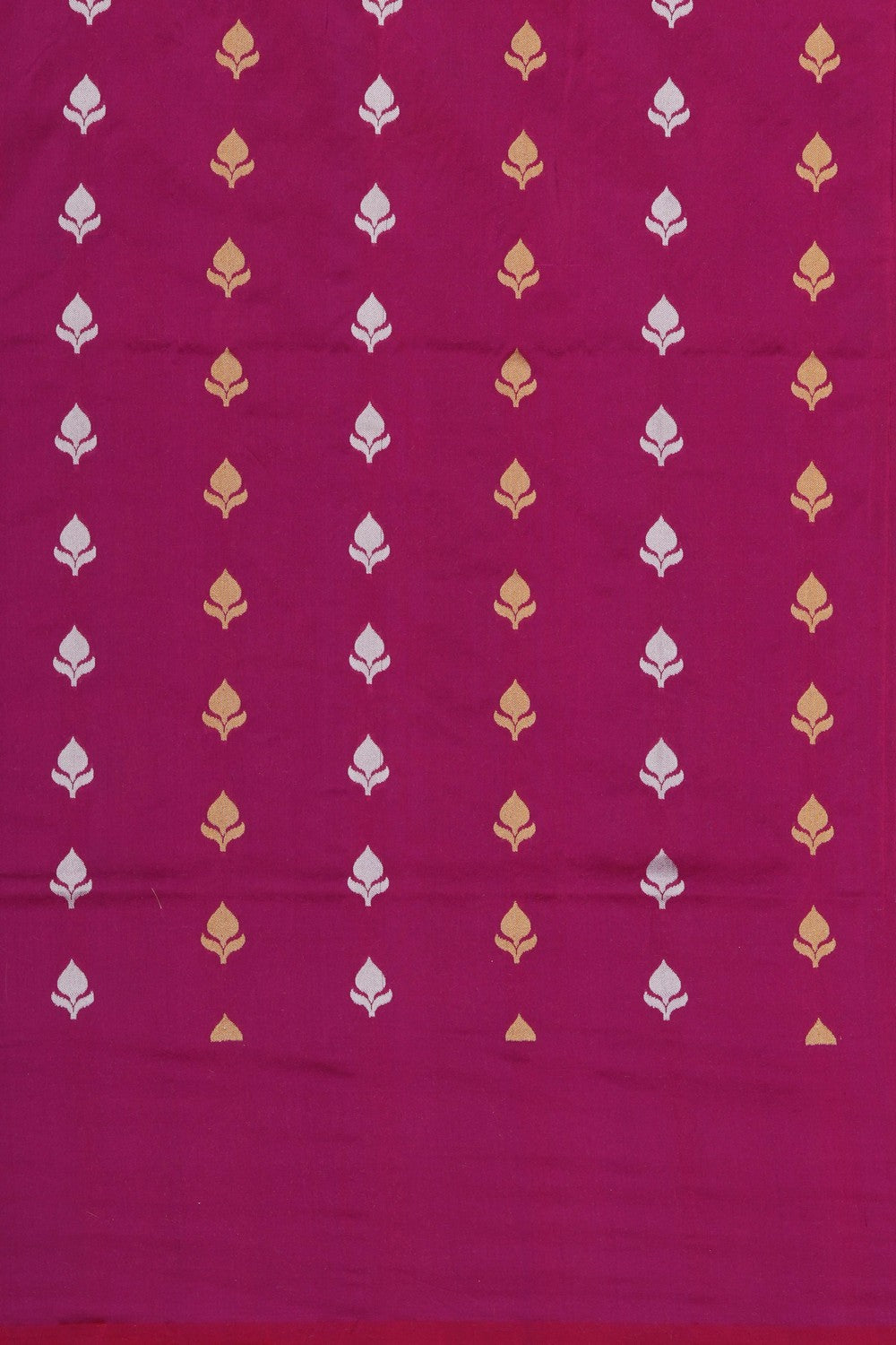 Image of Banarasi Silk Brocade Pink Saree
