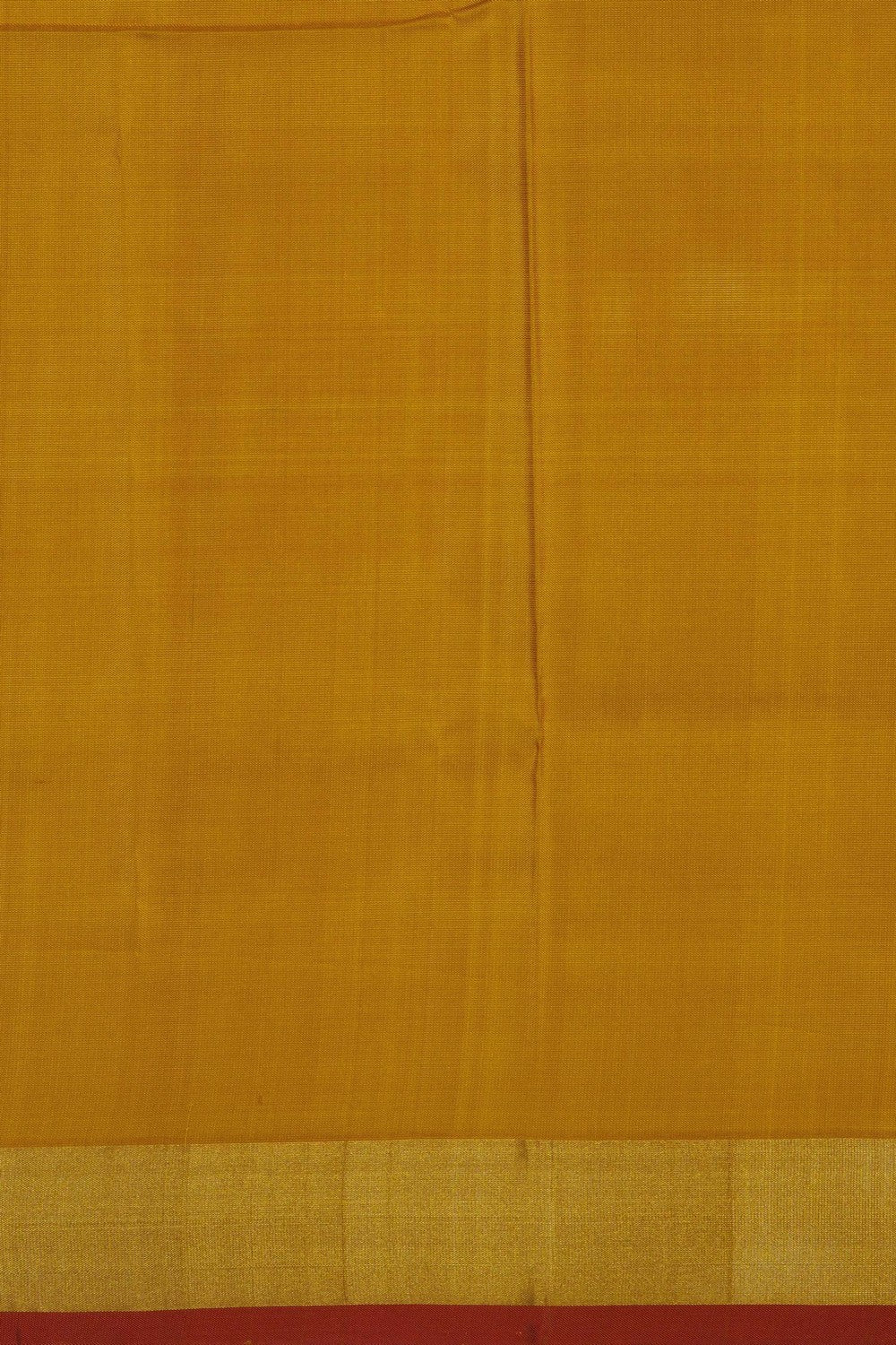 Image of Uppada Brocade Silk Mustard Saree