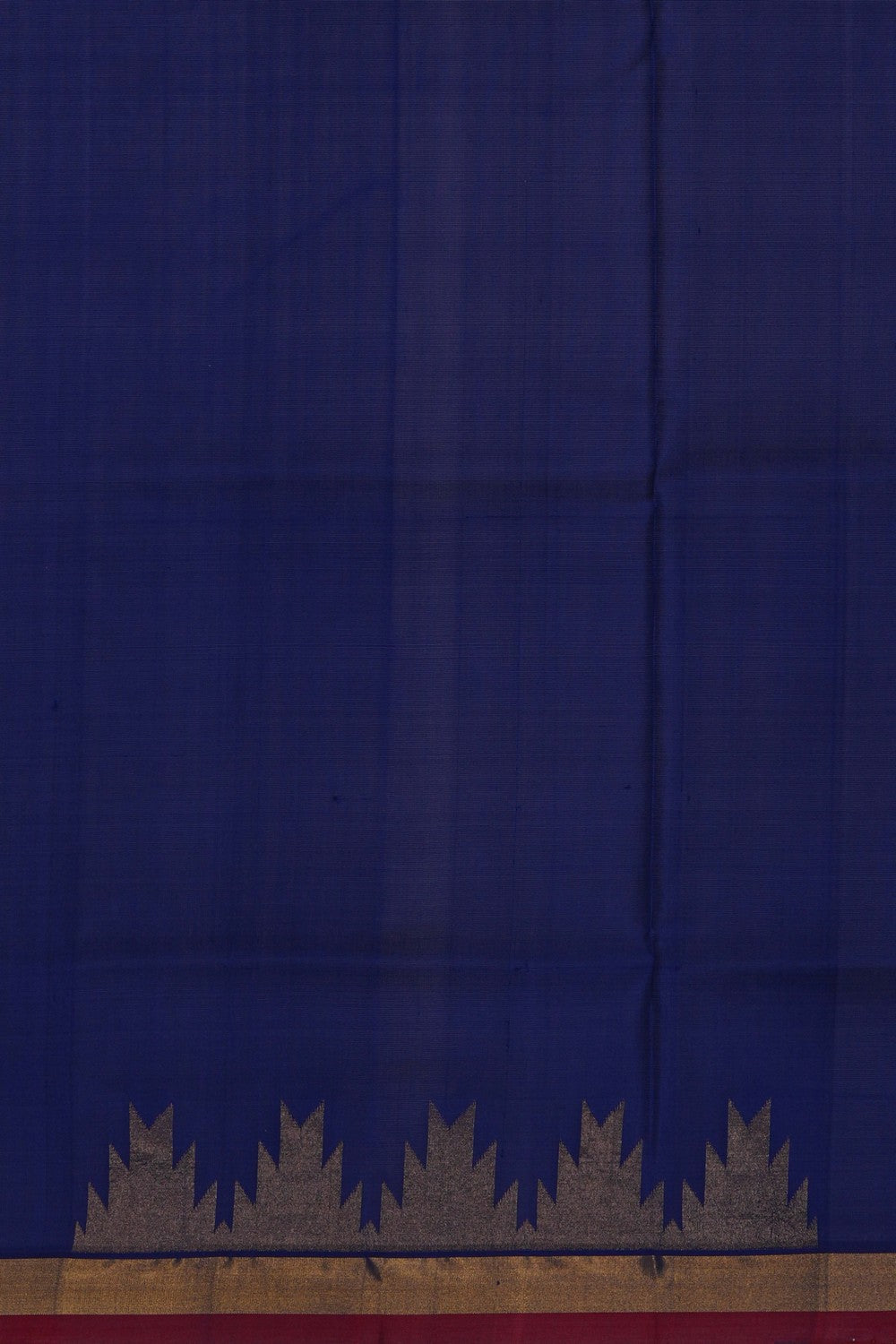Image of Uppada Brocade Silk Indigo Blue Saree