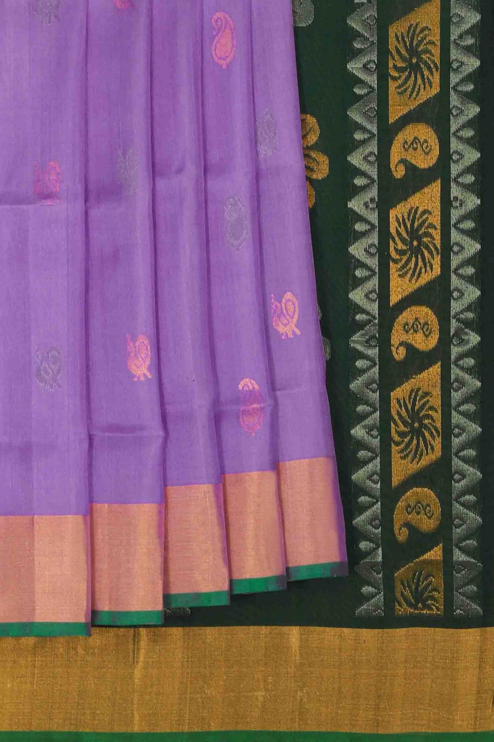 Image of Uppada Silk Purple Saree