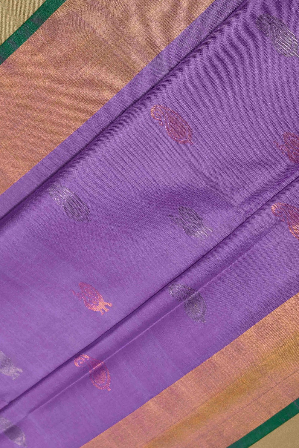 Image of Uppada Silk Purple Saree