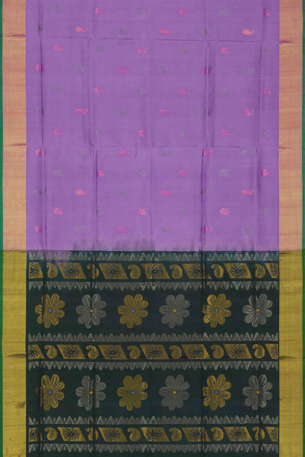 Image of Uppada Silk Purple Saree