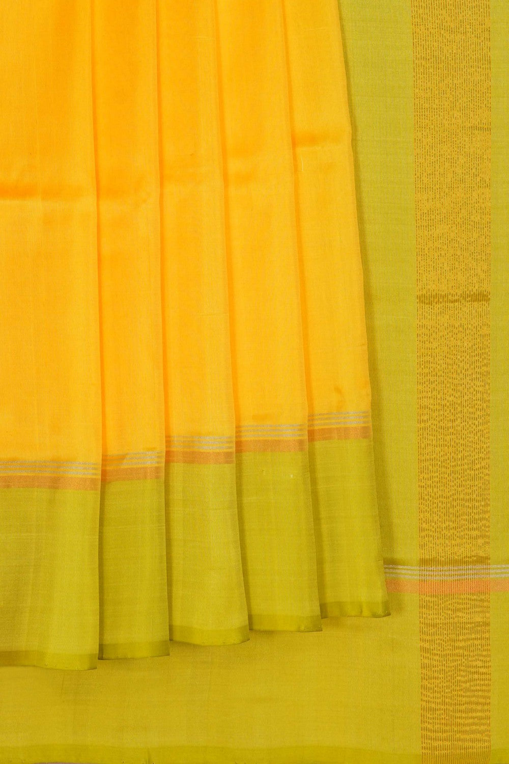 Image of Uppada Silk Yellow Saree