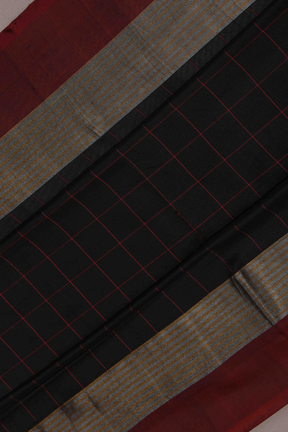 Image of Uppada Silk Black Saree