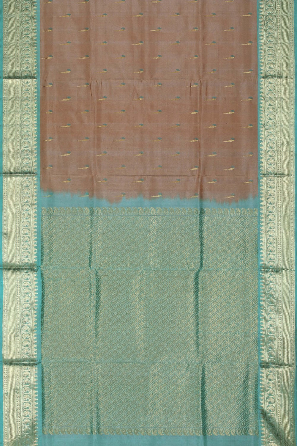 Image of Venkatagiri Silk Beige Saree