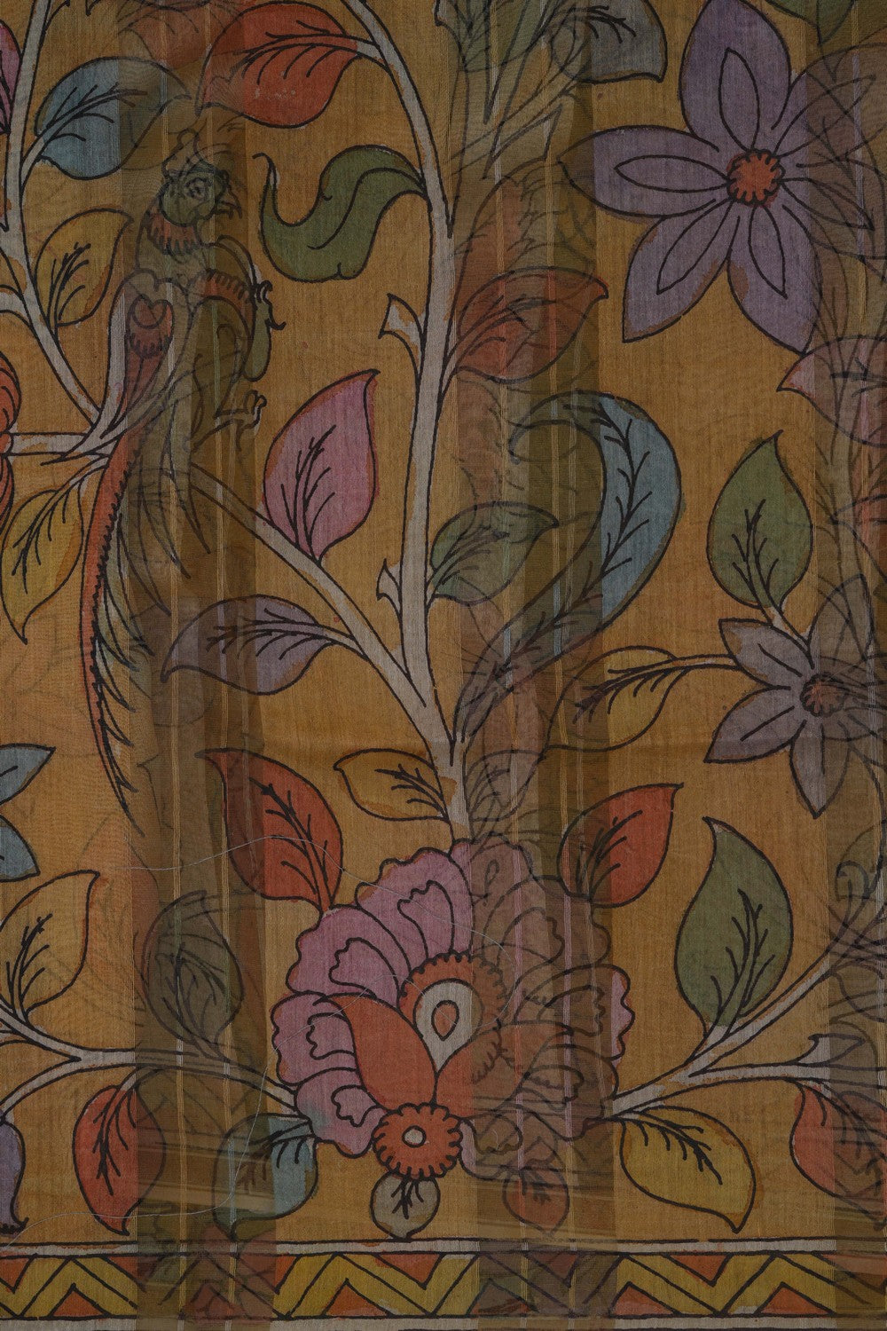 Image of Tussar Silk Beige Saree