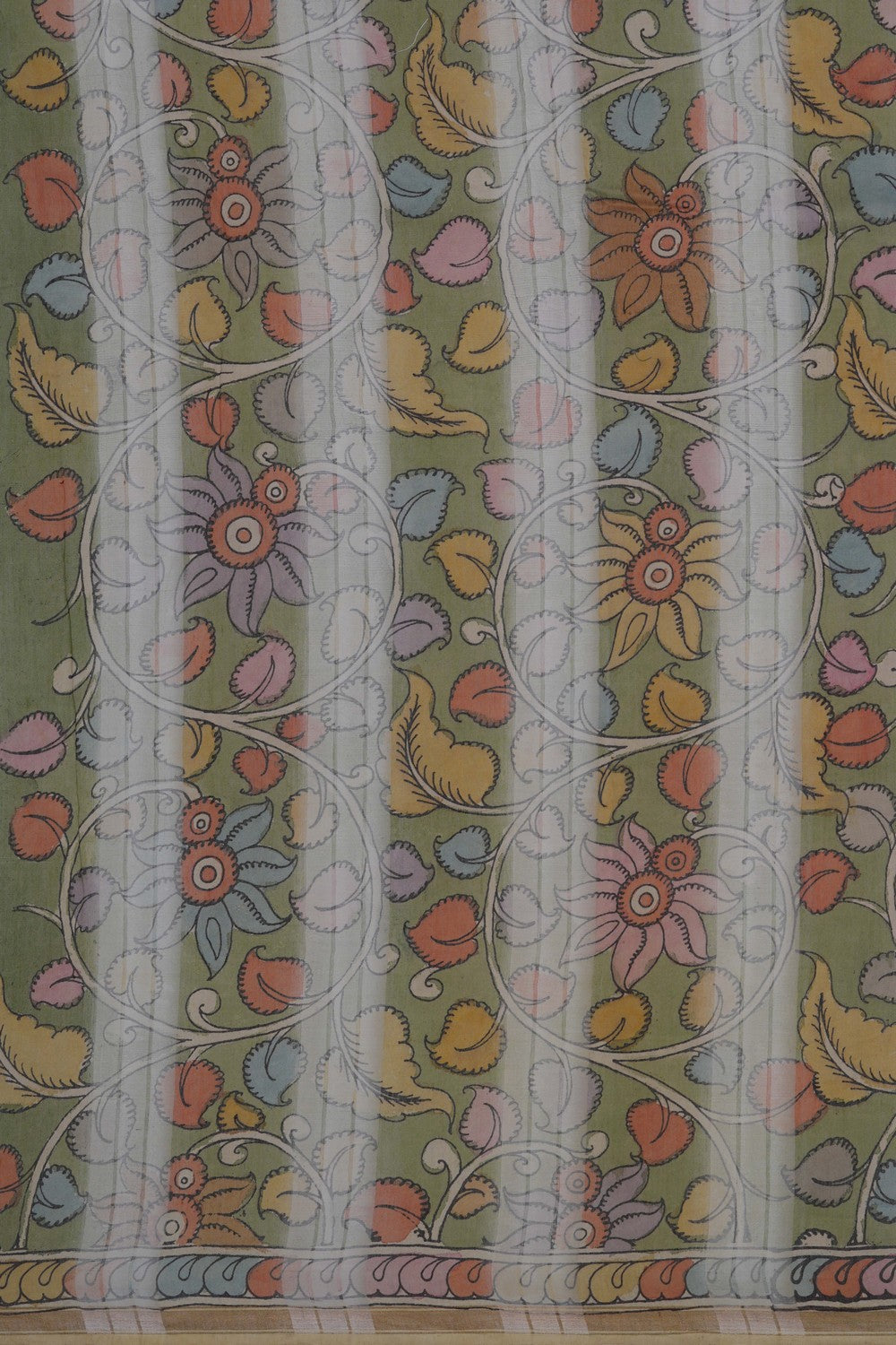 Image of Tussar Silk Beige Saree