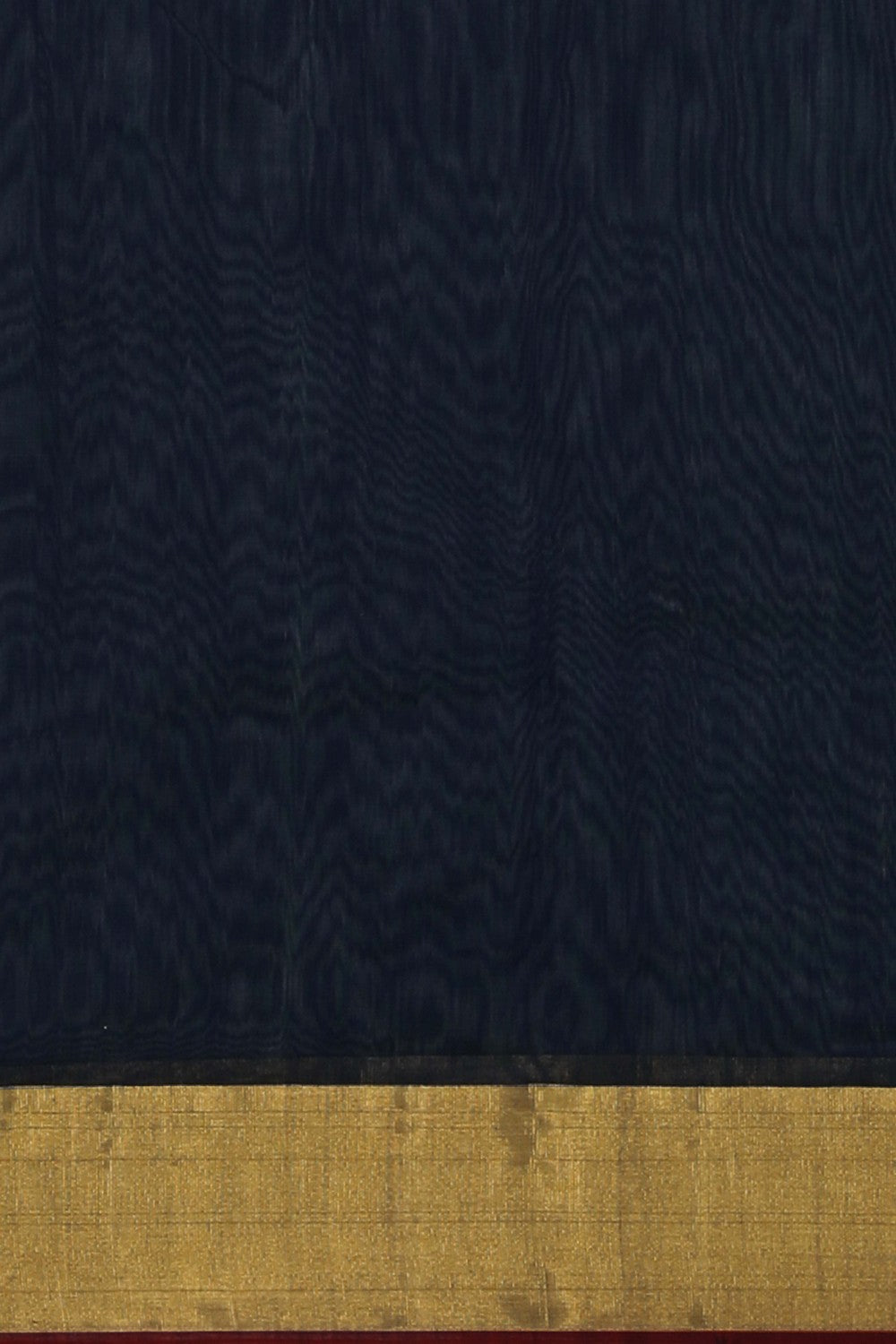 Image of Chanderi Silk Cotton Blue Saree