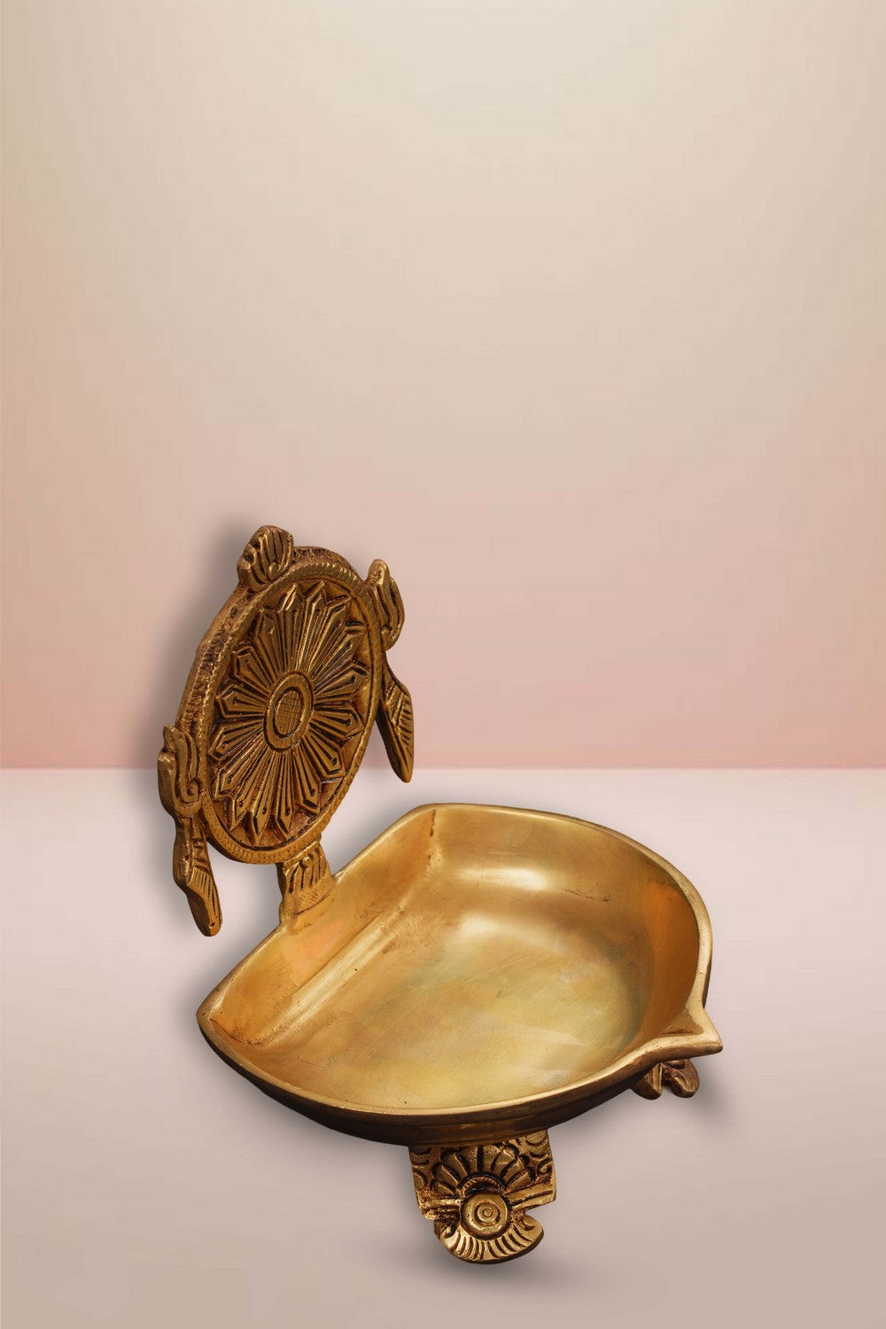 Image of Brass Shanku Chakra Diya