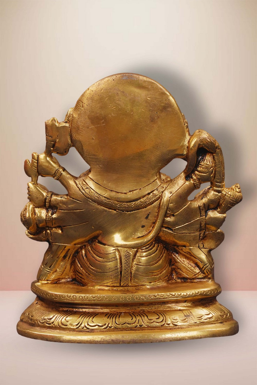 Image of Handcrafted Brass Panchmukhi Hanuman Idol