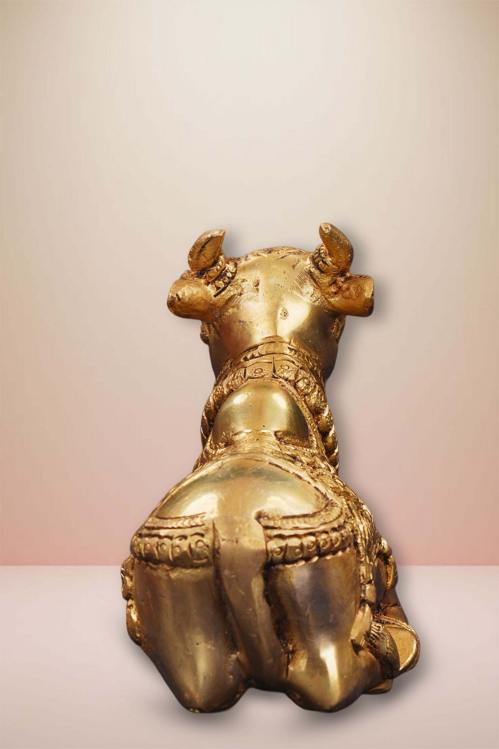 Image of Brass Nandi Sitting Idol