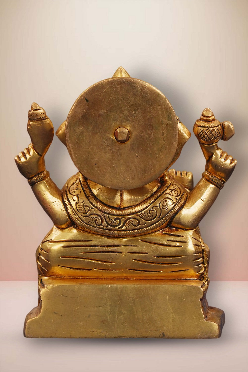 Image of Brass Ganesha In Sitting Style